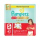 Pampers Ultimate Comfort Diapers Pants With Aloe Vera And Vitamin E - Size 5 - 12 - 18kg - 42 Pcs
