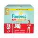 Pampers Ultimate Comfort Diapers Pants With Aloe Vera And Vitamin E - Size 5 - 12 - 18kg - 76 Pcs