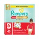 Pampers Ultimate Comfort Diapers Pants With Aloe Vera And Vitamin E - Size 6 - 16 - 21kg - 34 Pcs