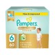 Pampers Ultimate Comfort Taped Diapers - Giant Saving Box - Size 6 - 13 Plus kg - 60 Pcs