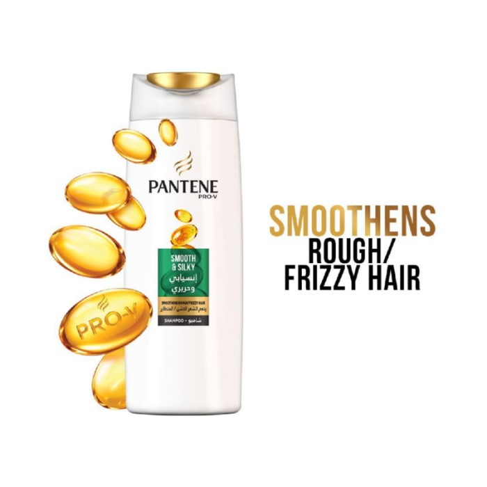 Pantene Pro - V Smooth & Silky Shampoo Pack 600ml + 200ml