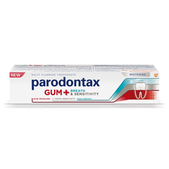 Parodontax Toothpaste Gum + Breath & Sensitivity Whitening 75ml
