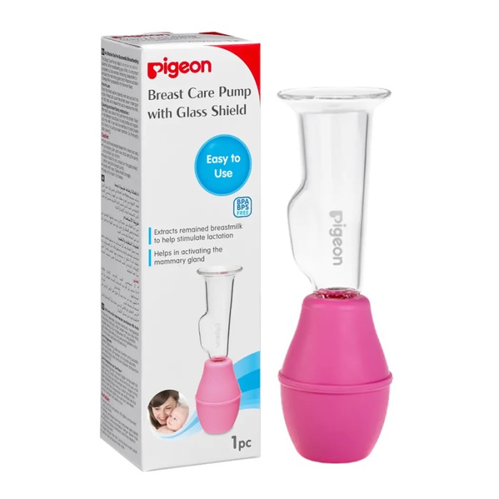 Pigeon Breast Care Pump With Glass Shield 26275