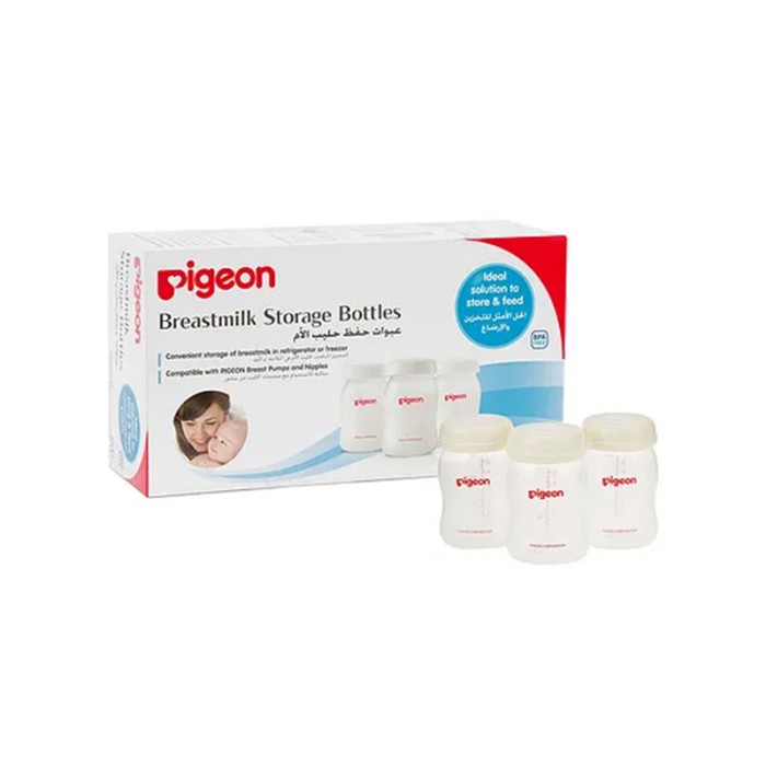 Pigeon Breast Milk Storage Bottle 160ml 3pcs set