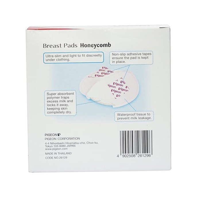 Pigeon Breast Pads Honey Comb 36Pcs Per Box