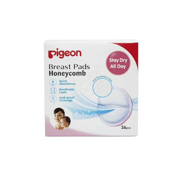 Pigeon Breast Pads Honey Comb 36Pcs Per Box