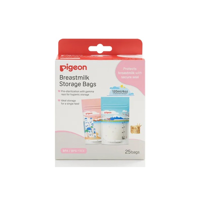Pigeon Breastmilk Storage Bags 120ml 25bags
