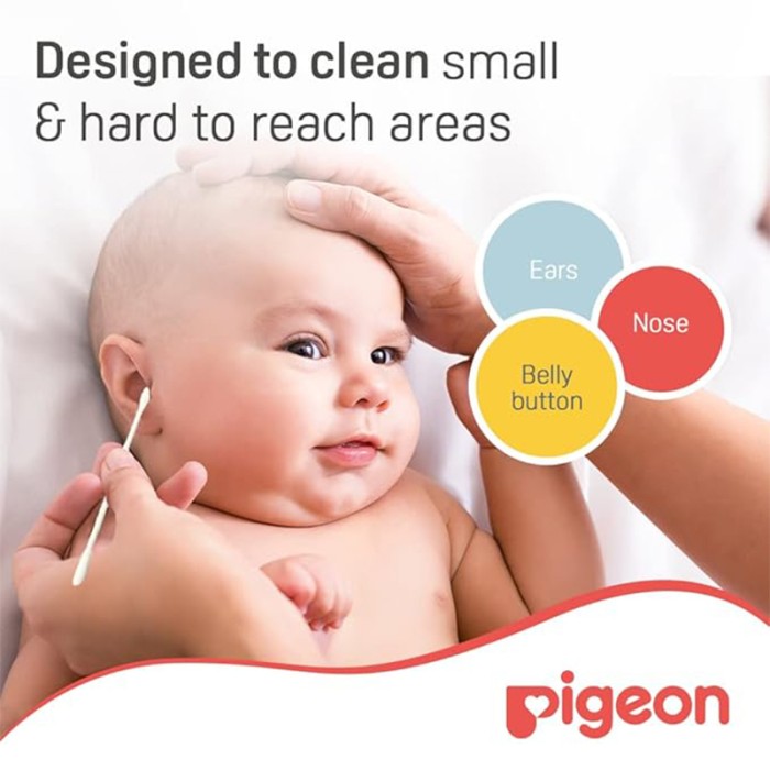 Pigeon Cotton Swabs Soft Paper Stem 100 26548