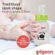 Pigeon Decorated Plastic Cow Bottle 120ml Animals