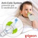 Pigeon Decorated Plastic Cow Bottle 120ml Animals