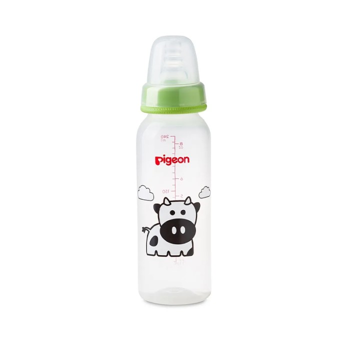 Pigeon Decorated Plastic Cow Bottle 240ml Animals