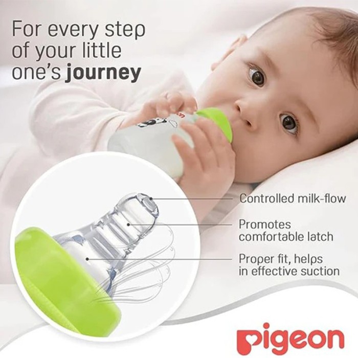 Pigeon Decorated Plastic Bottle Cow 50ml Animals