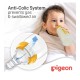 Pigeon Decorated Plastic Giraffee Bottle 240ml Animals