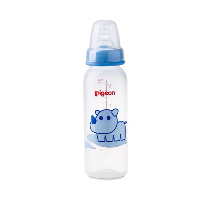 Pigeon Decorated Plastic Rhino Bottle 240ml Animals