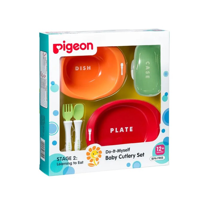 Pigeon Do It Myself Baby Cutlery Set Stage 2