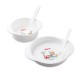 Pigeon Feeding Set White