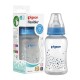 Pigeon Flexible Streamline Plastic Blue Bottle Decorated 150ml