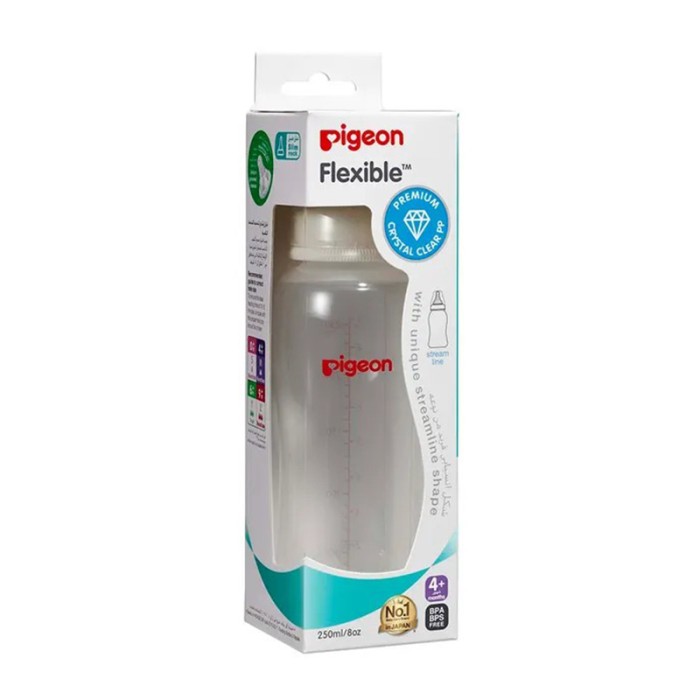 Pigeon Flexible Streamline Plastic Bottle 250ml