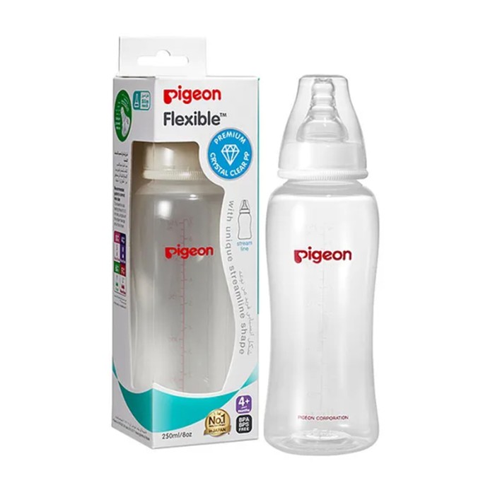 Pigeon Flexible Streamline Plastic Bottle 250ml