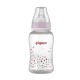 Pigeon Flexible Streamline Plastic Pink Bottle Decorated 150ml