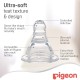Pigeon Flexible Streamline Plastic Pink Bottle Decorated 150ml