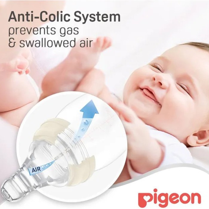 Pigeon Glass Feeding Bottle K 4 120ml Transparent Cap