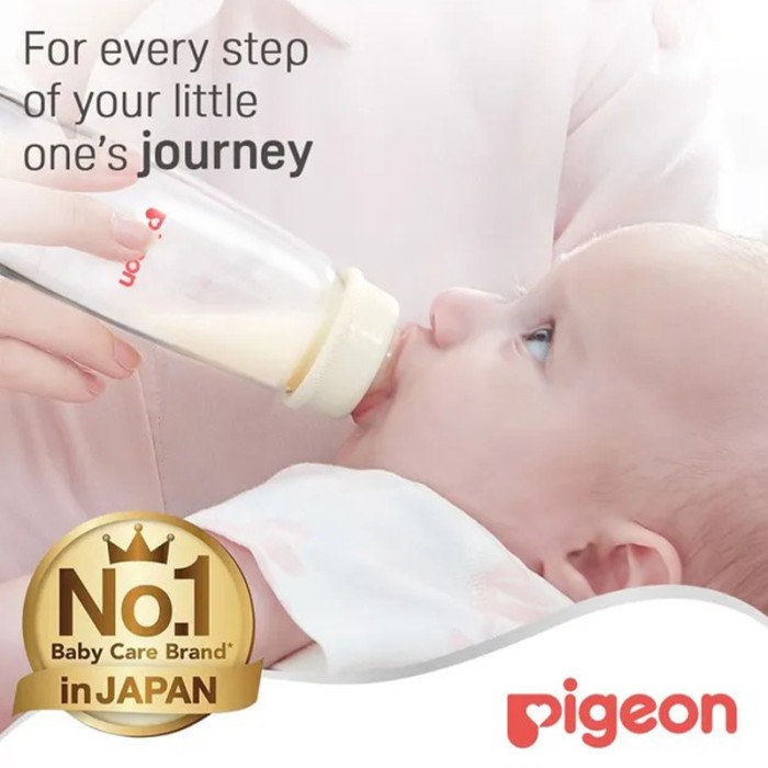 Pigeon Glass Feeding Bottle K 8 240ml Transparent Cap