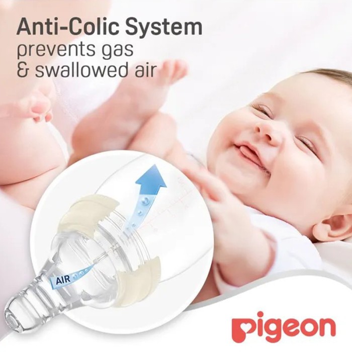 Pigeon Glass Feeding Bottle K 8 240ml Transparent Cap