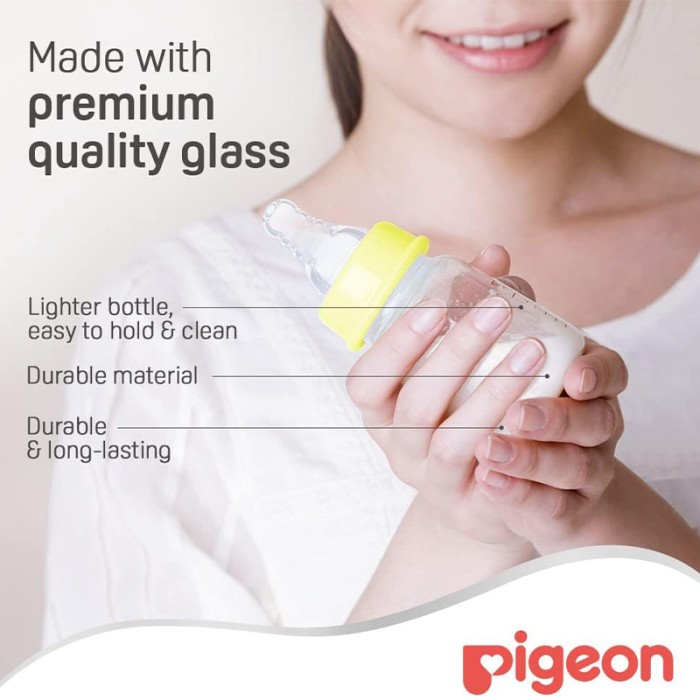 Pigeon Glass Juice Yellow Feeder 50ml