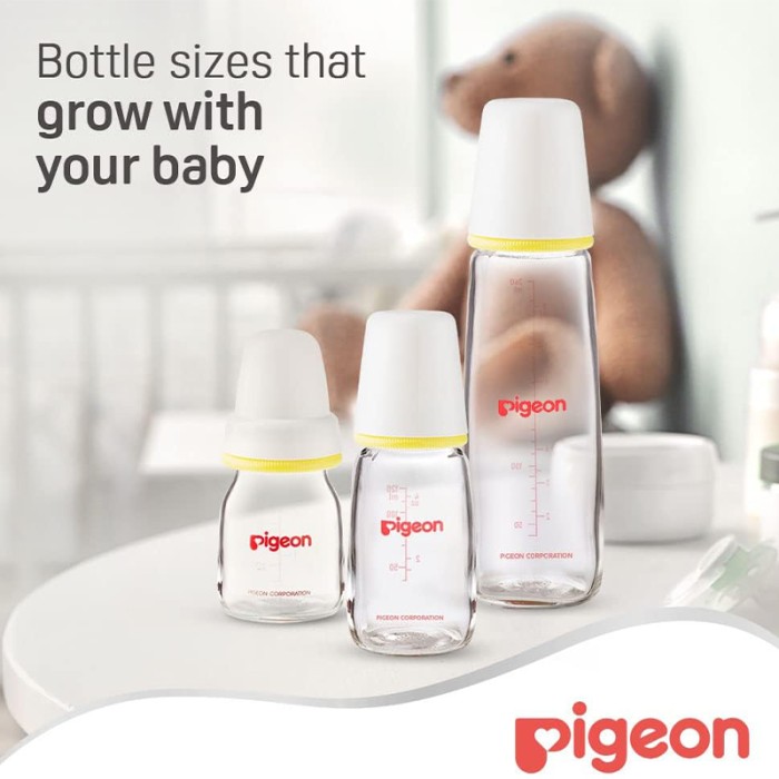 Pigeon Glass Juice Yellow Feeder 50ml