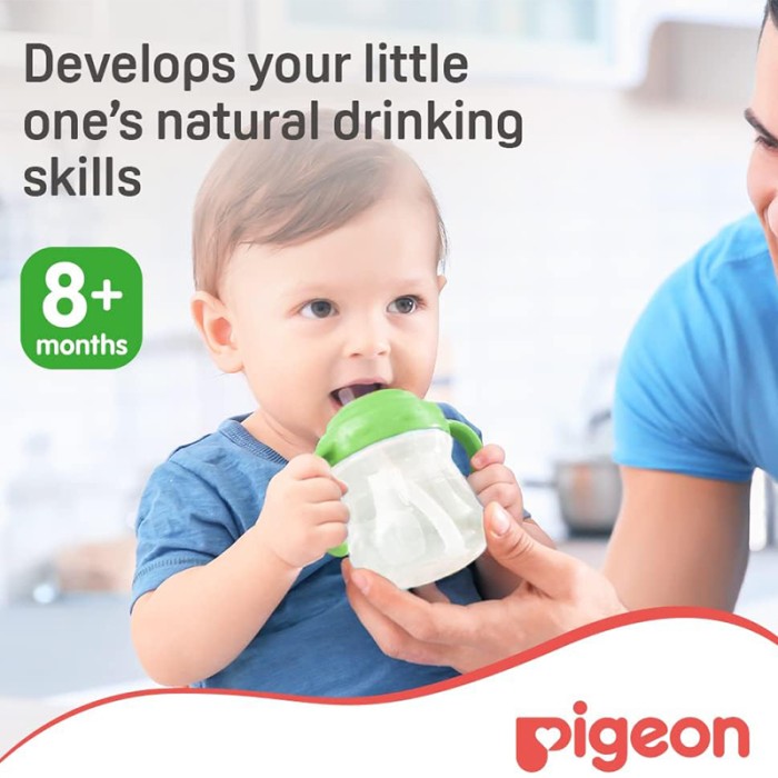 Pigeon Mag Mag Straw Cup Green