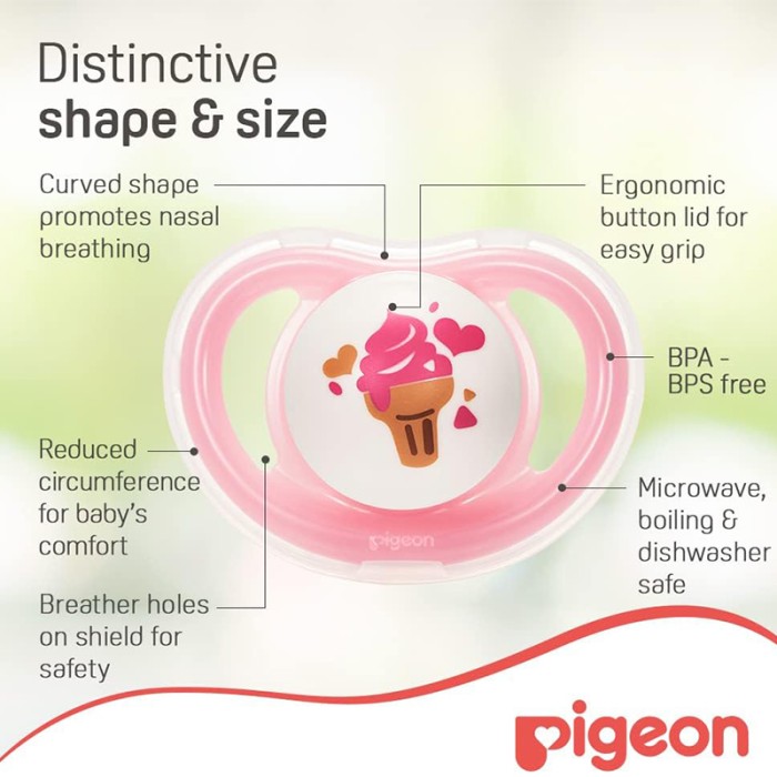 Pigeon Mini Light Pacifier Girl S