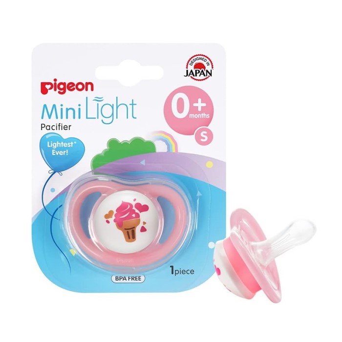 Pigeon Mini Light Pacifier Girl S