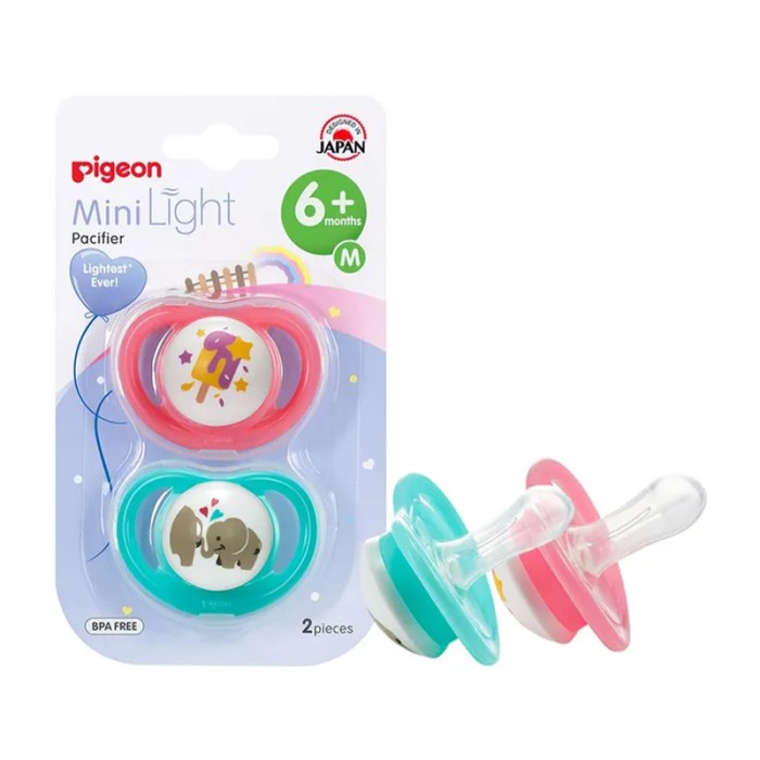 Pigeon Mini Light Pacifier Twin Girl M