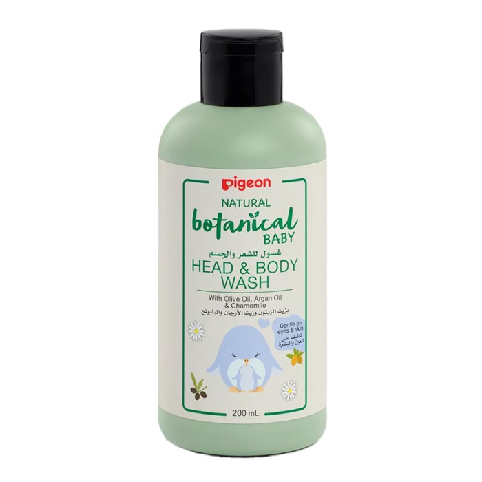 Pigeon Natural Botanical Baby Head and Body Wash 200ml