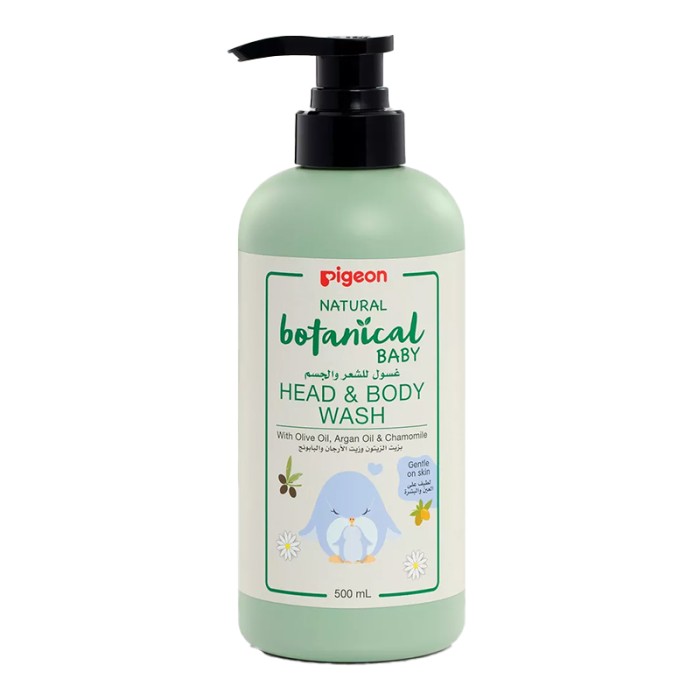 Pigeon Natural Botanical Baby Head and Body Wash 500ml