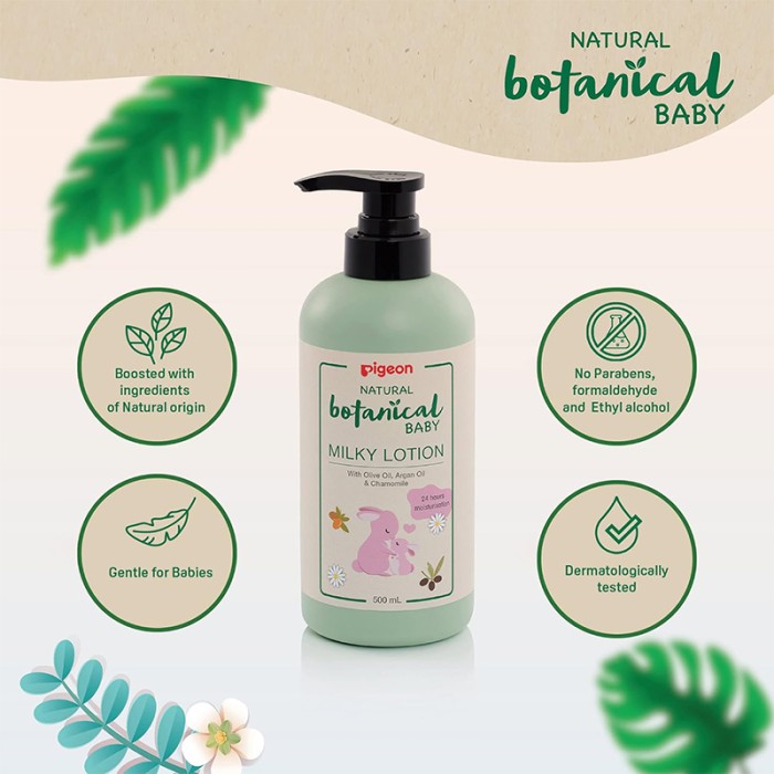 Pigeon Natural Botanical Baby Milky Lotion 500ml