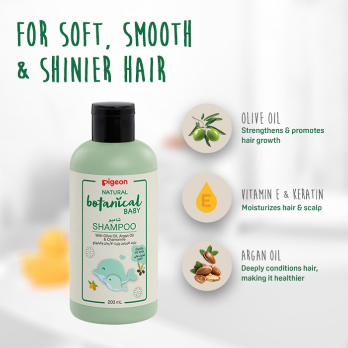 Pigeon Natural Botanical Baby Shampoo 200ml