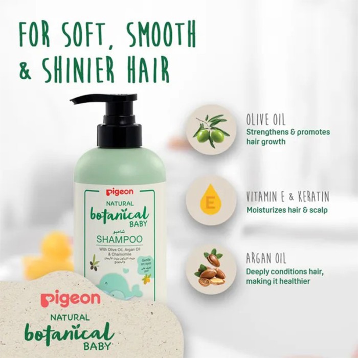 Pigeon Natural Botanical Baby Shampoo 500ml