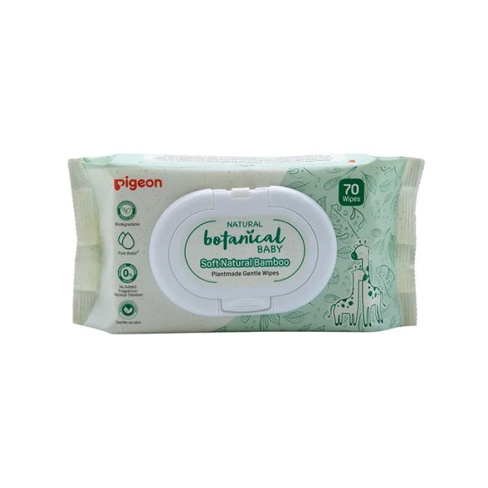 Pigeon Natural Botanical Baby Wipes 70 Sheets