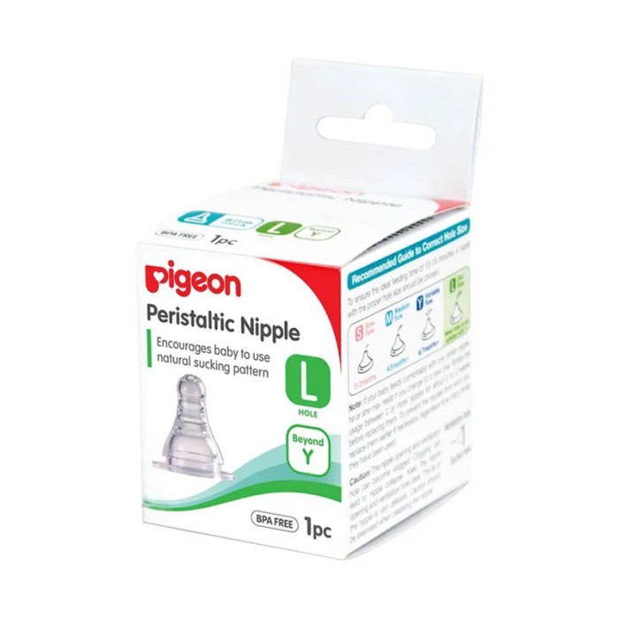 Pigeon Peristaltic Nipple L 1 Pcs Bulk