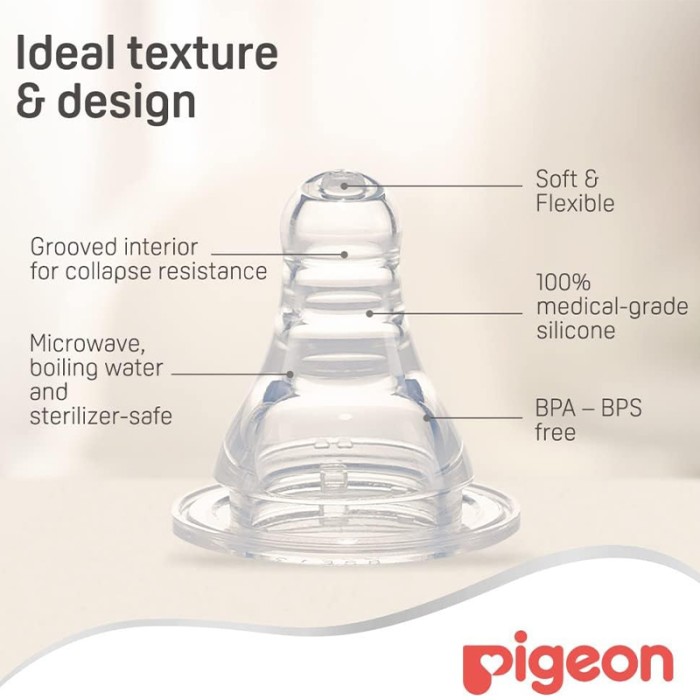 Pigeon Peristaltic Nipple L 1 Pcs Bulk