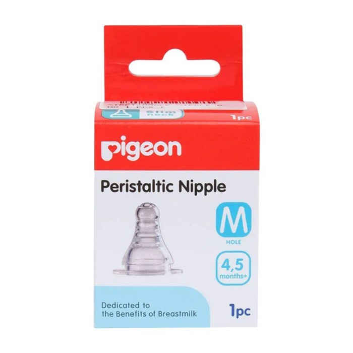 Pigeon Peristaltic Nipple M 1 Pcs Bulk