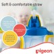 Pigeon Petite Straw Bottle blue Hanging Type 150ml
