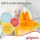 Pigeon Petite Straw Bottle orange Hanging Type 150ml