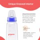 Pigeon Plastic Feeding Blue Bottle 120ml Transparent Cap