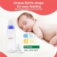 Pigeon Plastic Feeding Blue Bottle 200ml Transparent Cap