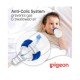 Pigeon Plastic Feeding Blue Bottle 50ml Transparent Cap