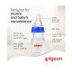 Pigeon Plastic Feeding Blue Bottle 50ml Transparent Cap