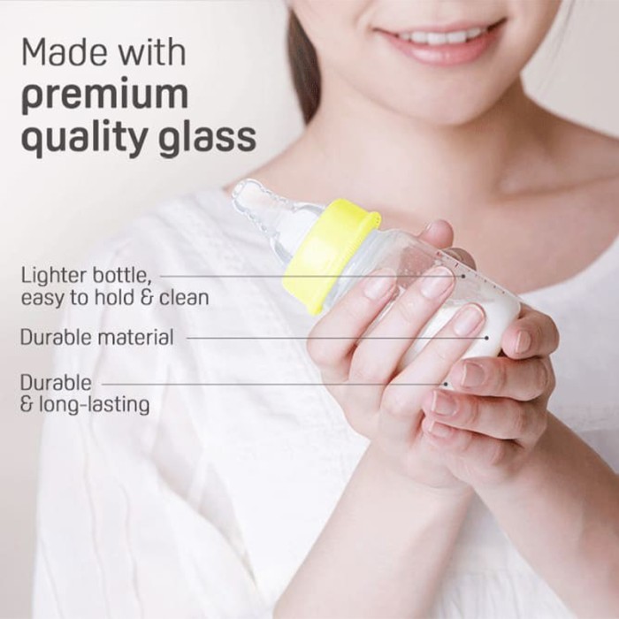 Pigeon Plastic Feeding Yellow Bottle 50ml White Cap